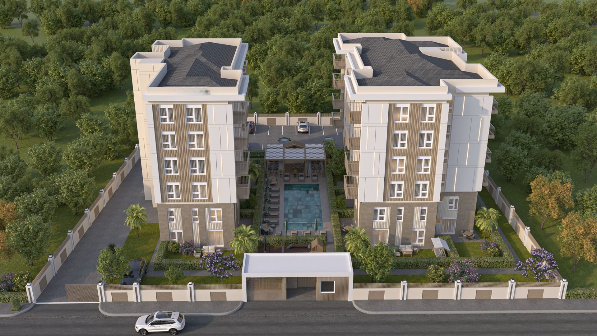 Apartments from the Developer in a Modern Residential Complex in Altınova, Antalya