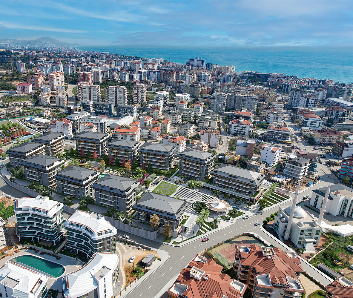 Apartments in a Premium Residential Complex in the Prestigious Oba District, Alanya