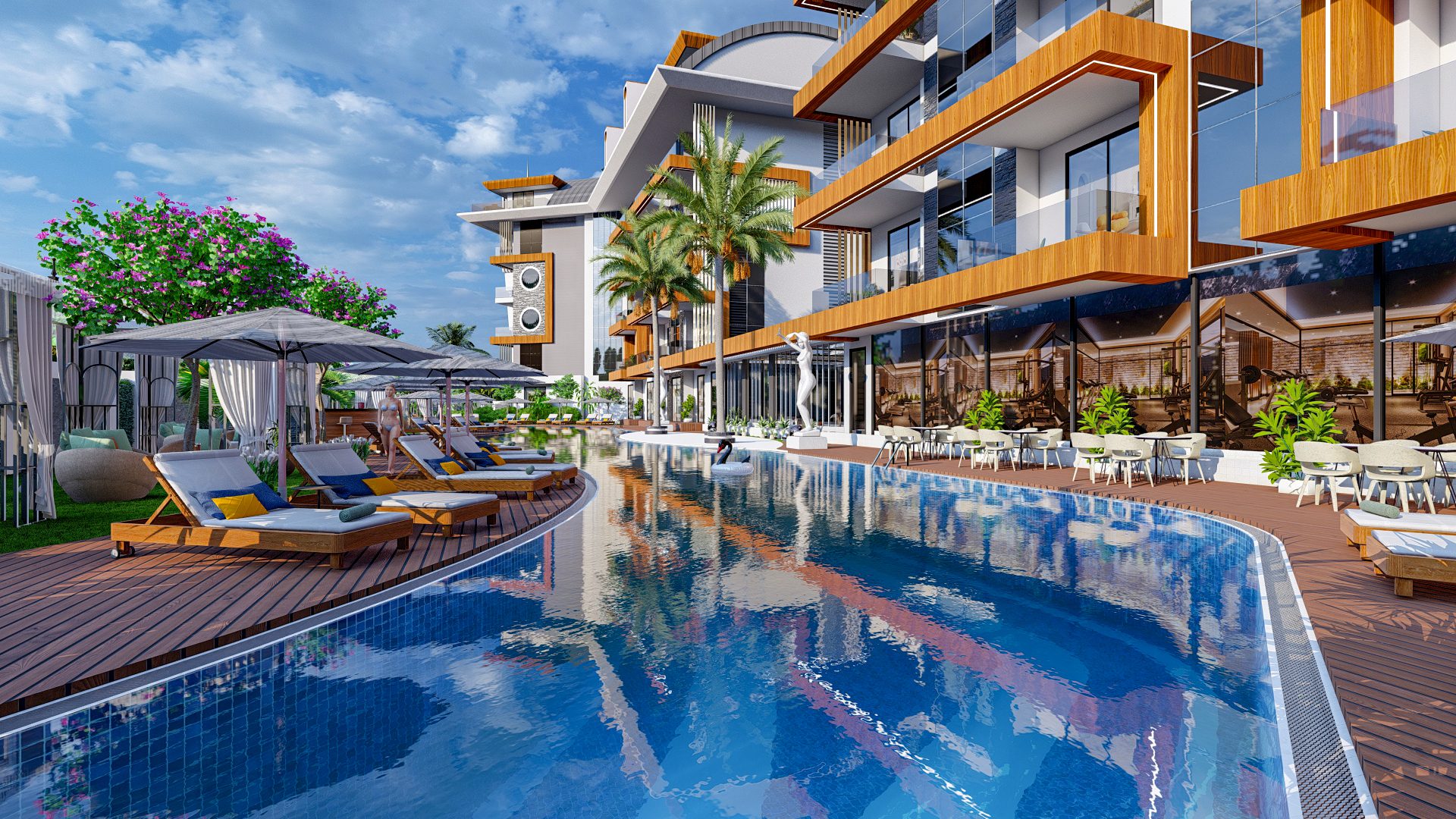Installment Apartments from the Developer in Oba, Alanya