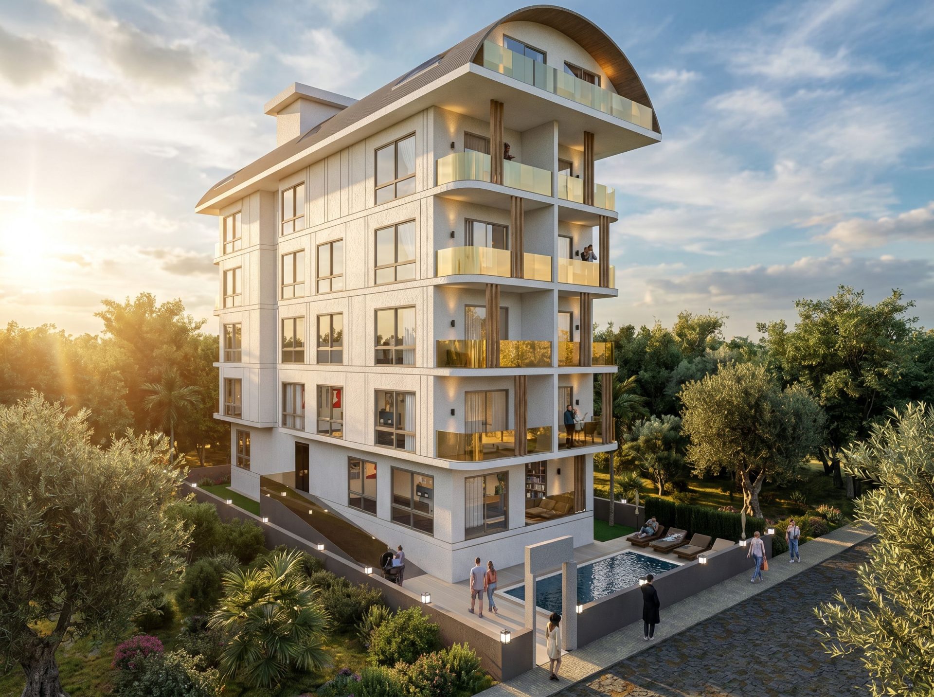 High-Quality Apartments Just 50 Meters from Cleopatra Beach, Alanya