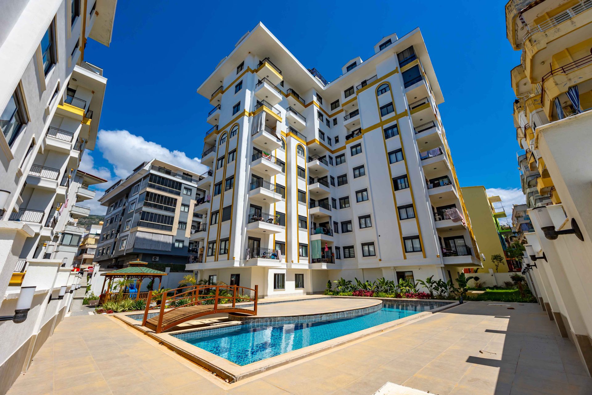 Alanya Merkez, Güllerpınarı’nda Yeni 2+1 Daire