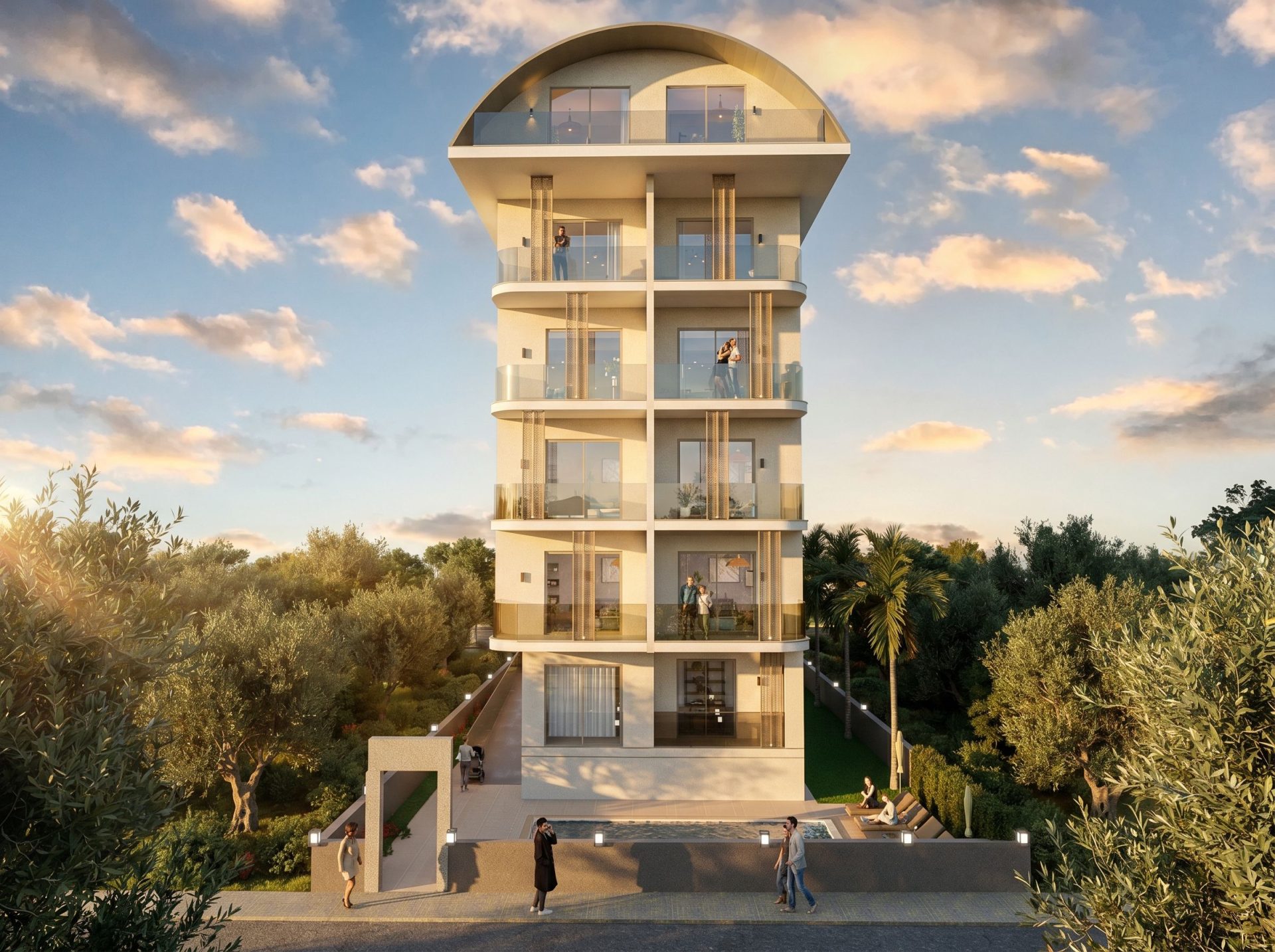High-Quality Apartments Just 50 Meters from Cleopatra Beach, Alanya