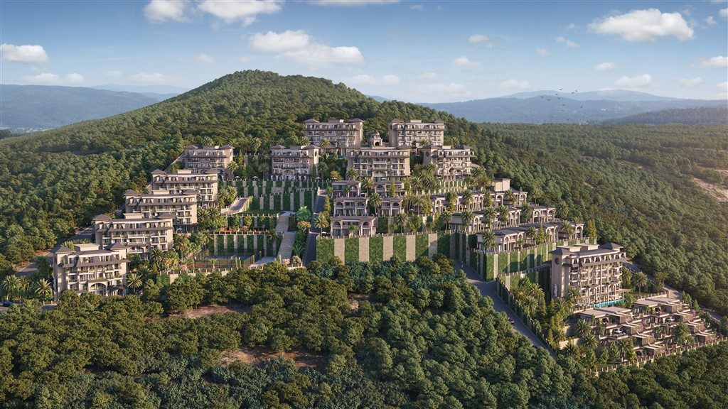 Kargıcak, Alanya’da Özel Bahçeli ve Havuzlu Villalar