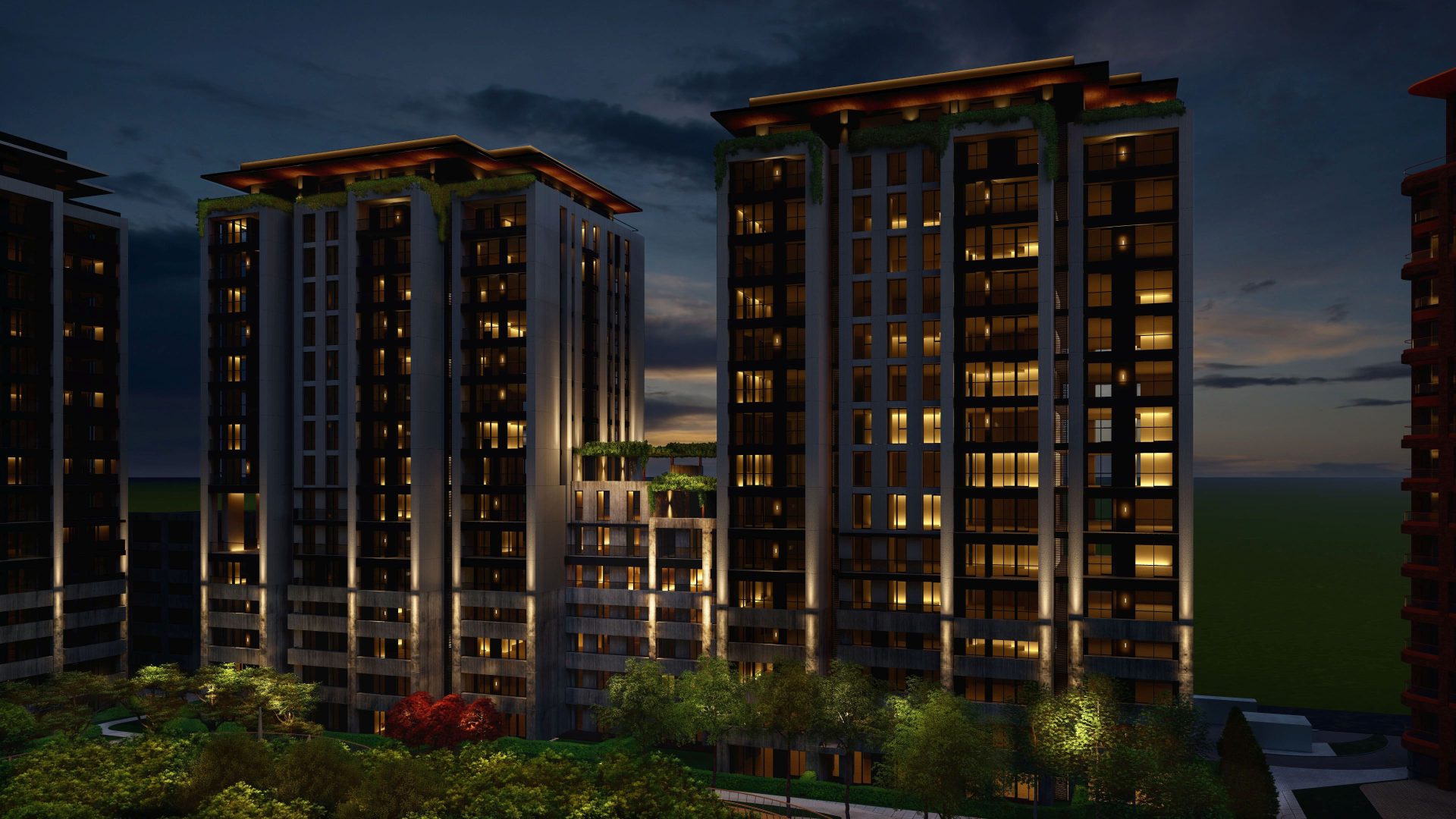 Acıbadem'de Park İçerisinde Premium Daireler