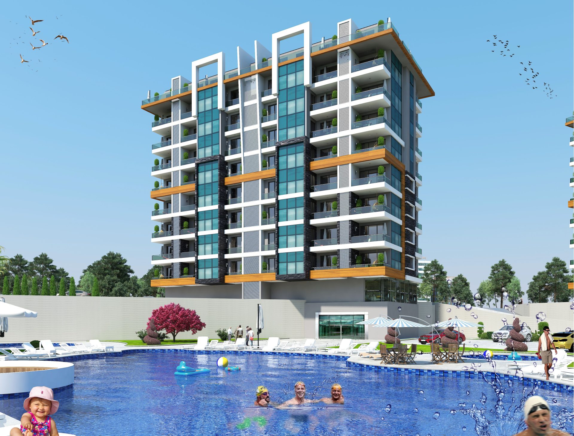 Kestel, Alanya'da Panoramik Manzaralı Seçkin Premium Daireler