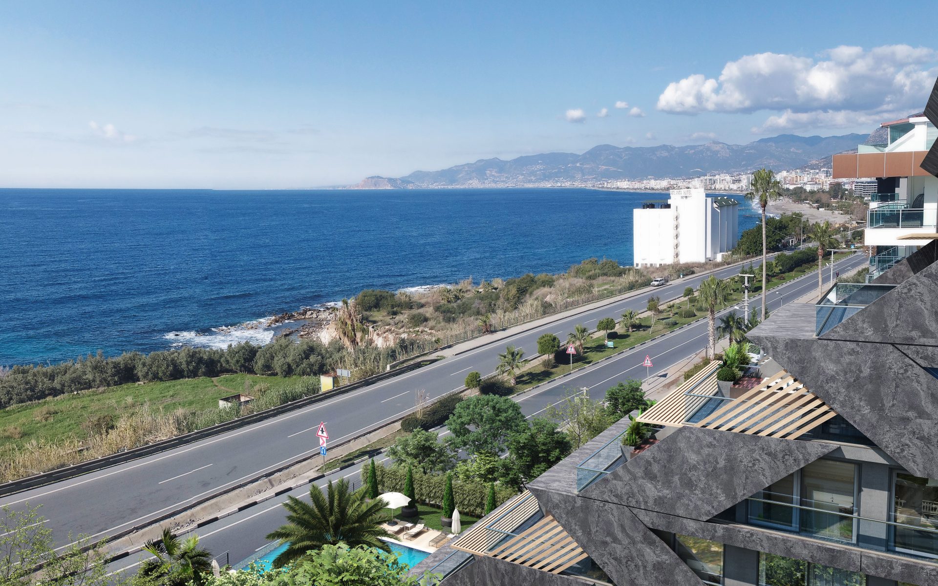 3+1 Seafront Apartment Eligible for Turkish Citizenship in Kargıcak