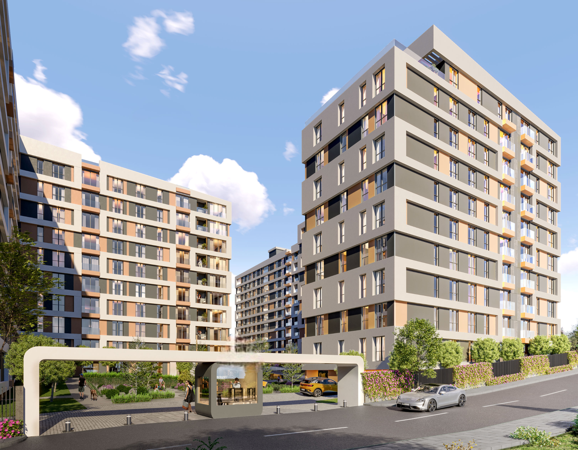 Investment Apartments Next to the Metro in Başakşehir, Istanbul