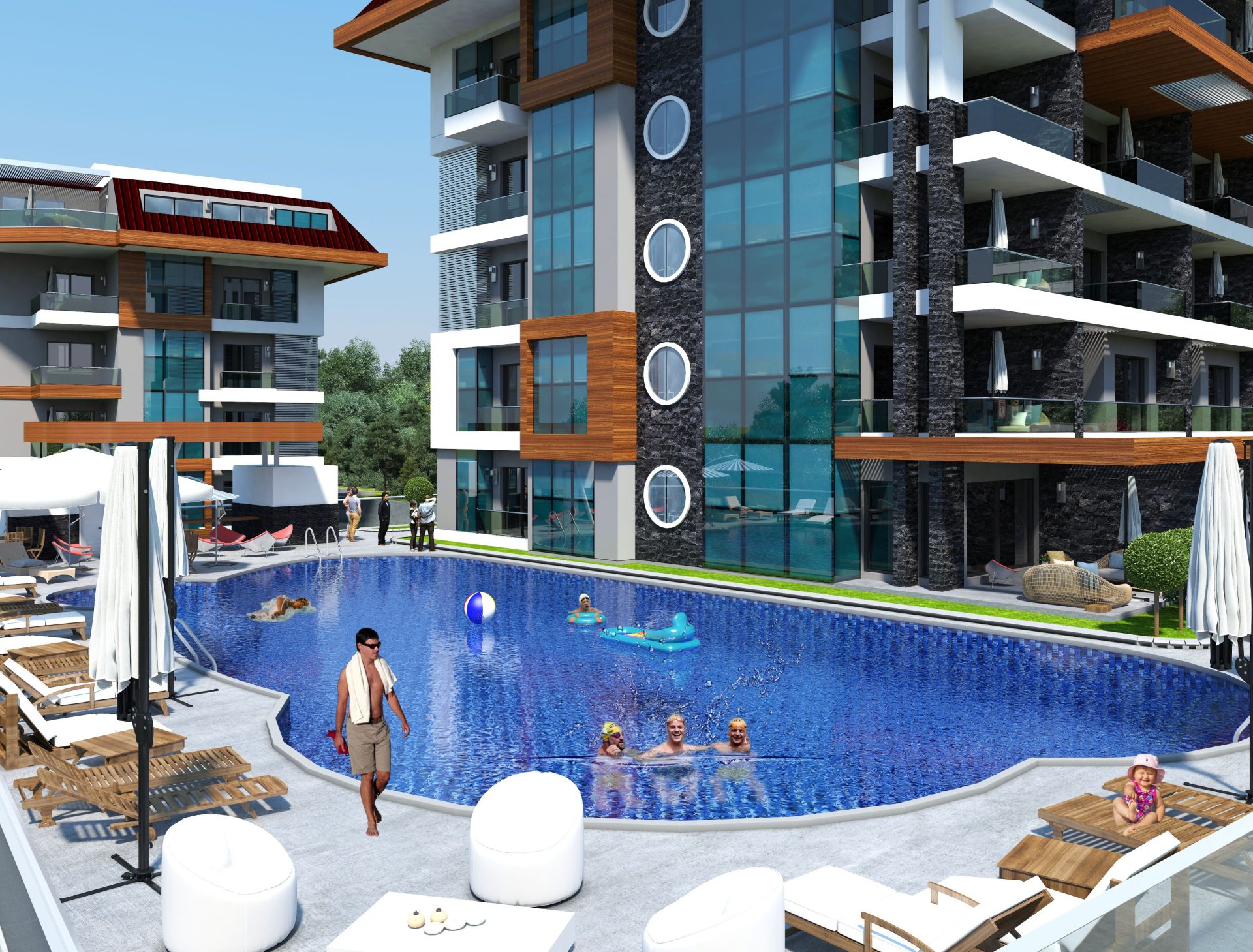 Alanya Kestel'de Merkezi Konumda Lüks Premium Daireler