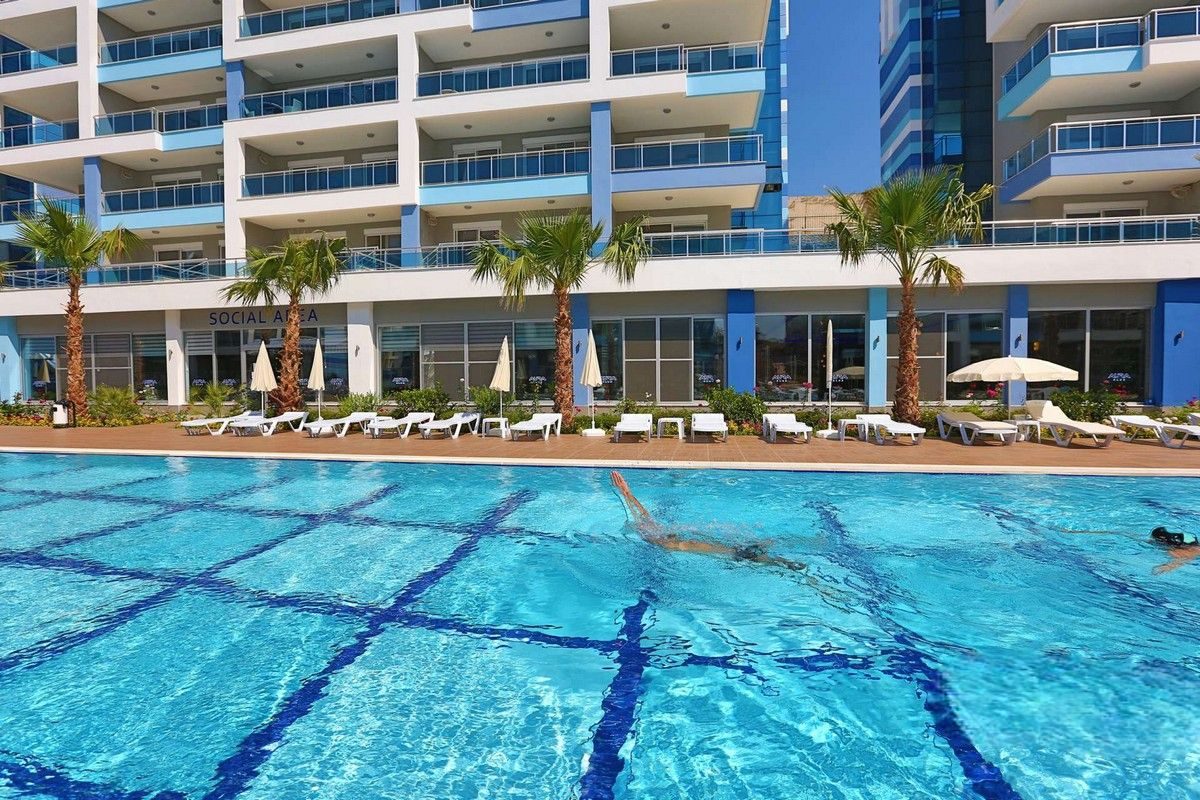 Aura Blue — Kestel, Alanya'da Denize 300 m Mesafede Konut Kompleksi