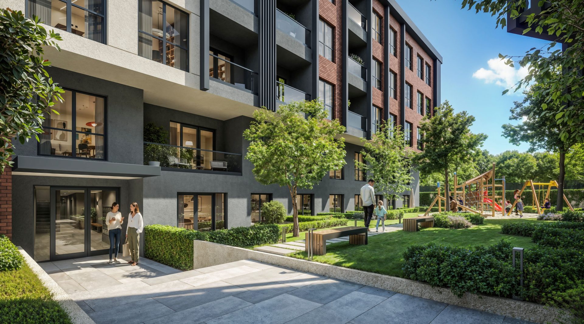 İstanbul Göktürk'te Orman Yakınında Modern Daireler