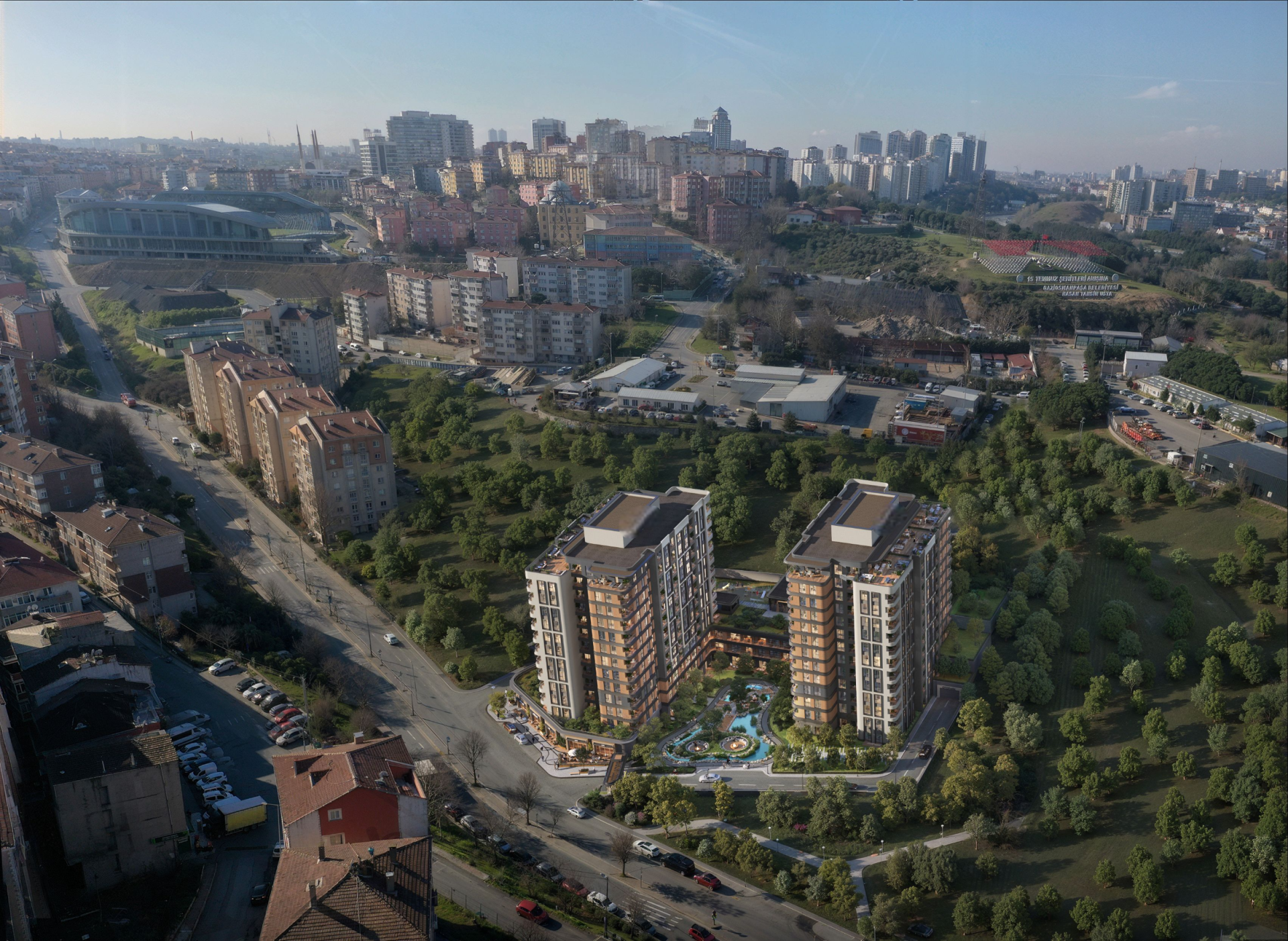 Apartments in a Residential Complex with a Private Lagoon and Strong Investment Potential in Istanbul
