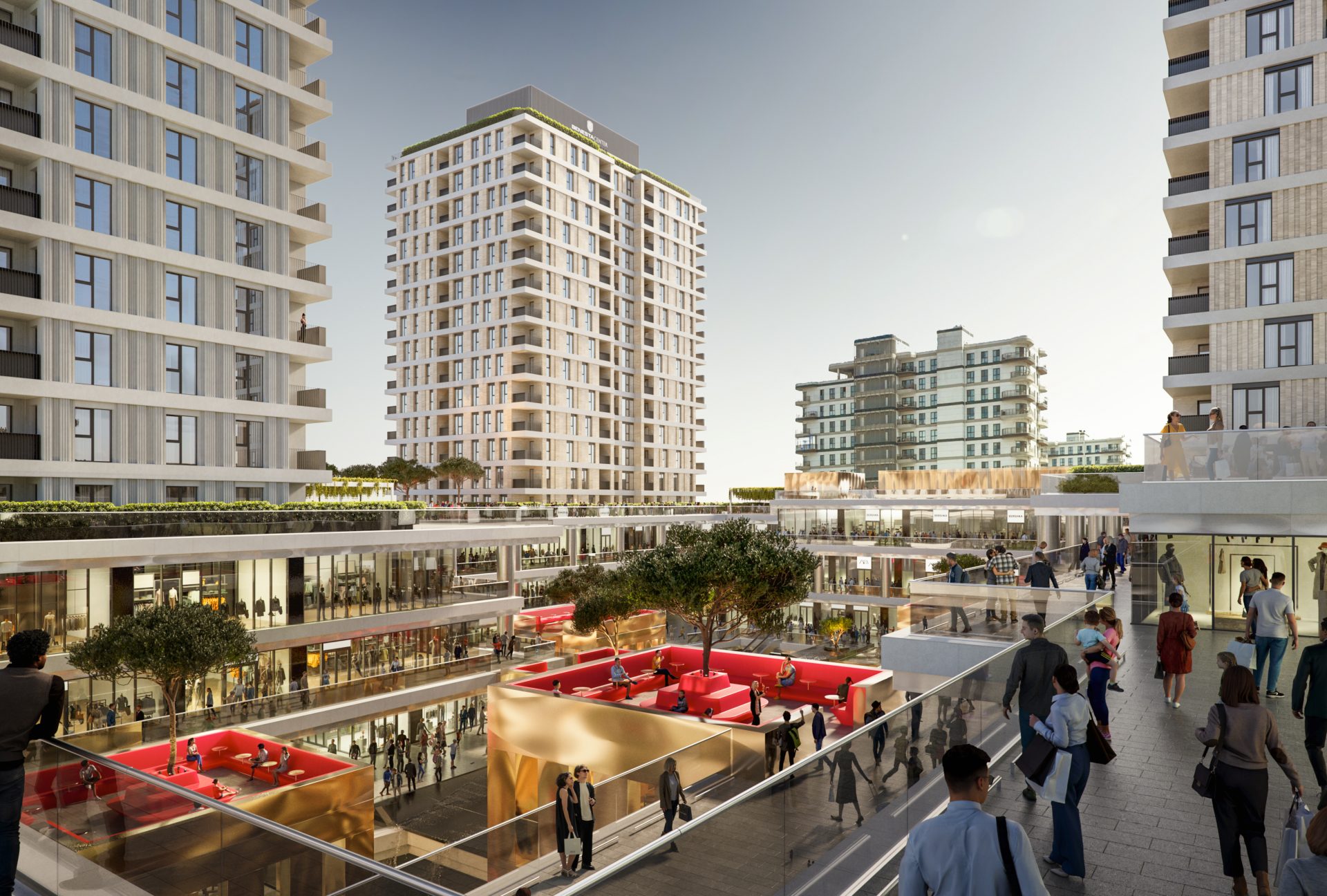 Ready Apartments in a Premium Residential Complex in Bahçelievler, Istanbul