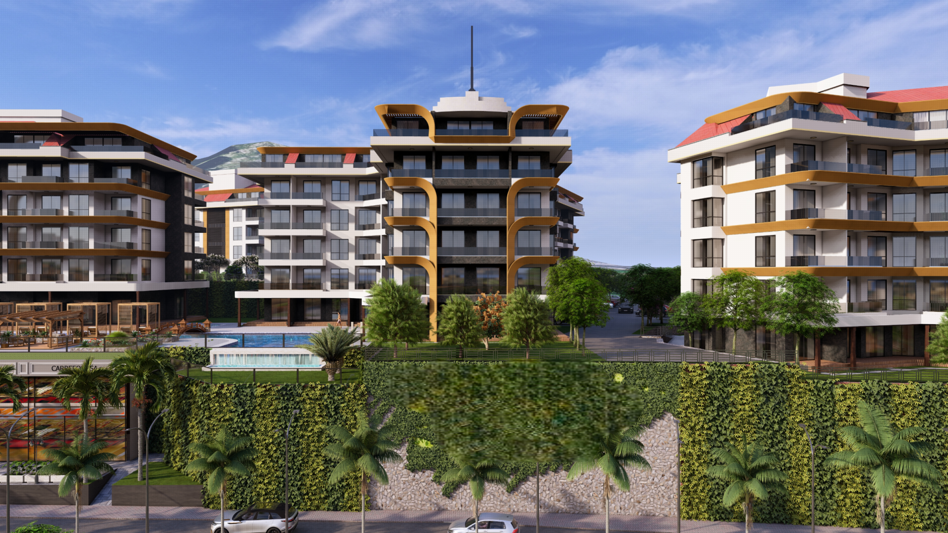 Kestel, Alanya'da Deniz Manzaralı Lüks Daireler
