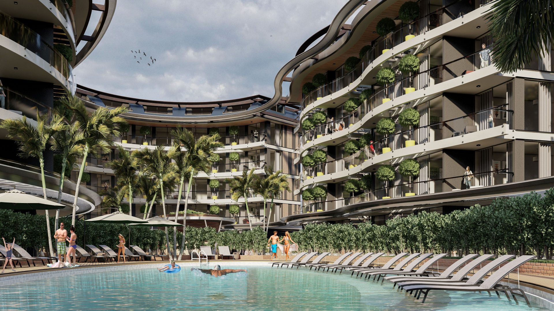 Alanya Obagöl'de Modern Yaşam Kompleksinde Satılık Son Daireler