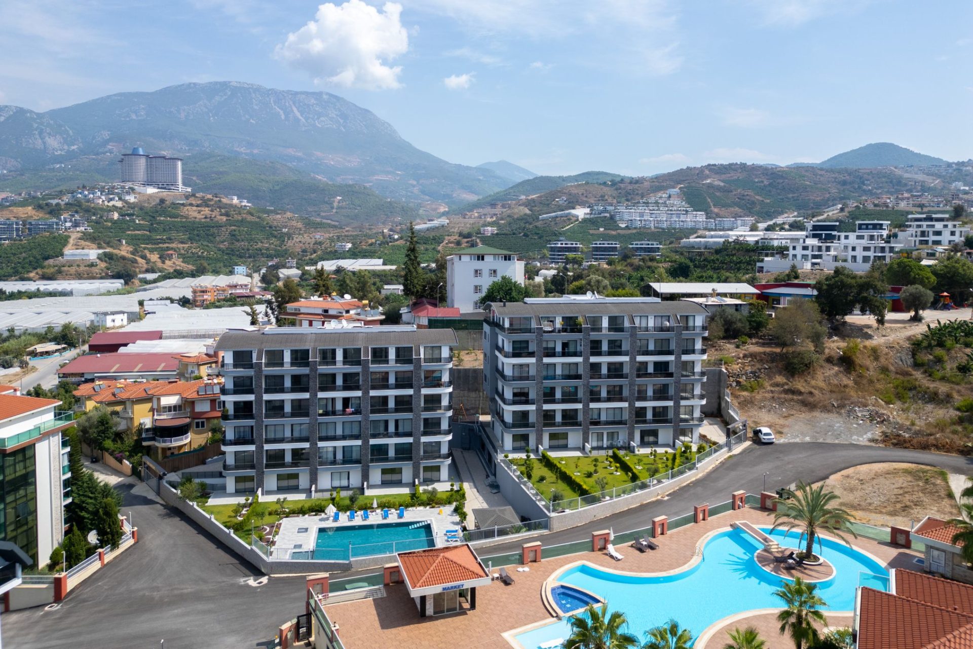 Kargıcak, Alanya’da Site İçerisinde Yeni 1+1 Daire