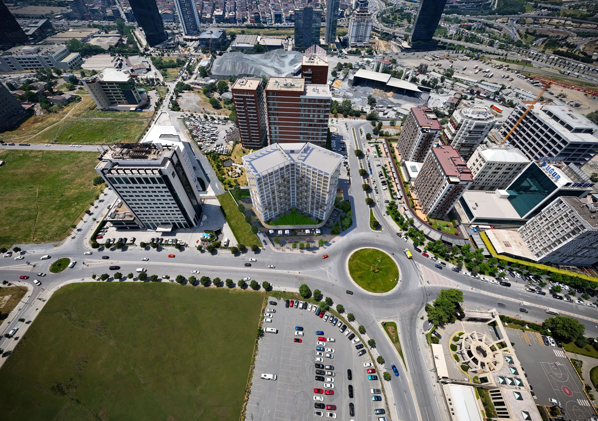 Элегантные квартиры рядом с метро и университетом на Basın Ekspres, Стамбул