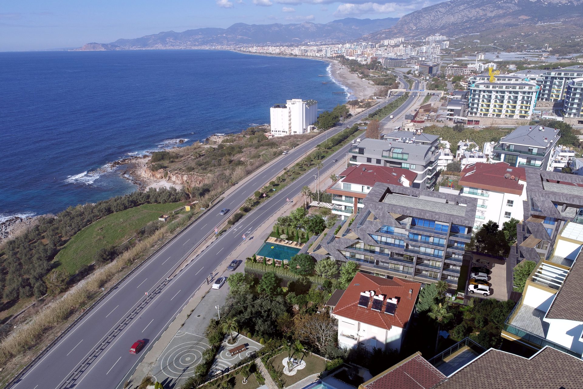3+1 Seafront Apartment Eligible for Turkish Citizenship in Kargıcak