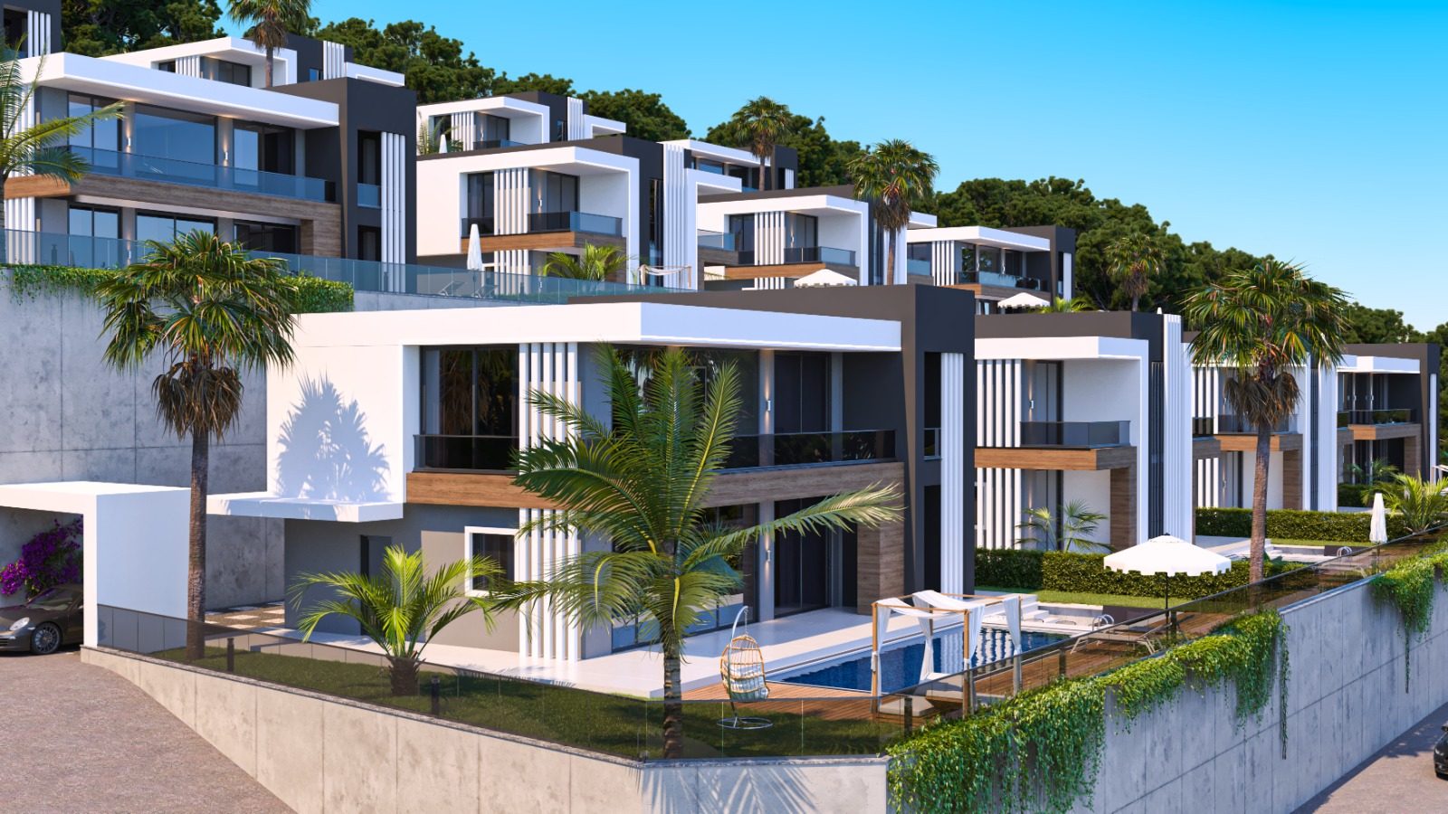 Premium Private Villas with Sea Views in Kargicak, Alanya