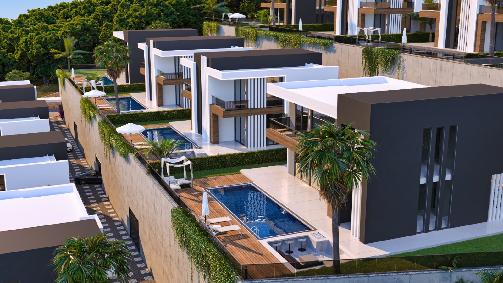 Premium Private Villas with Sea Views in Kargicak, Alanya