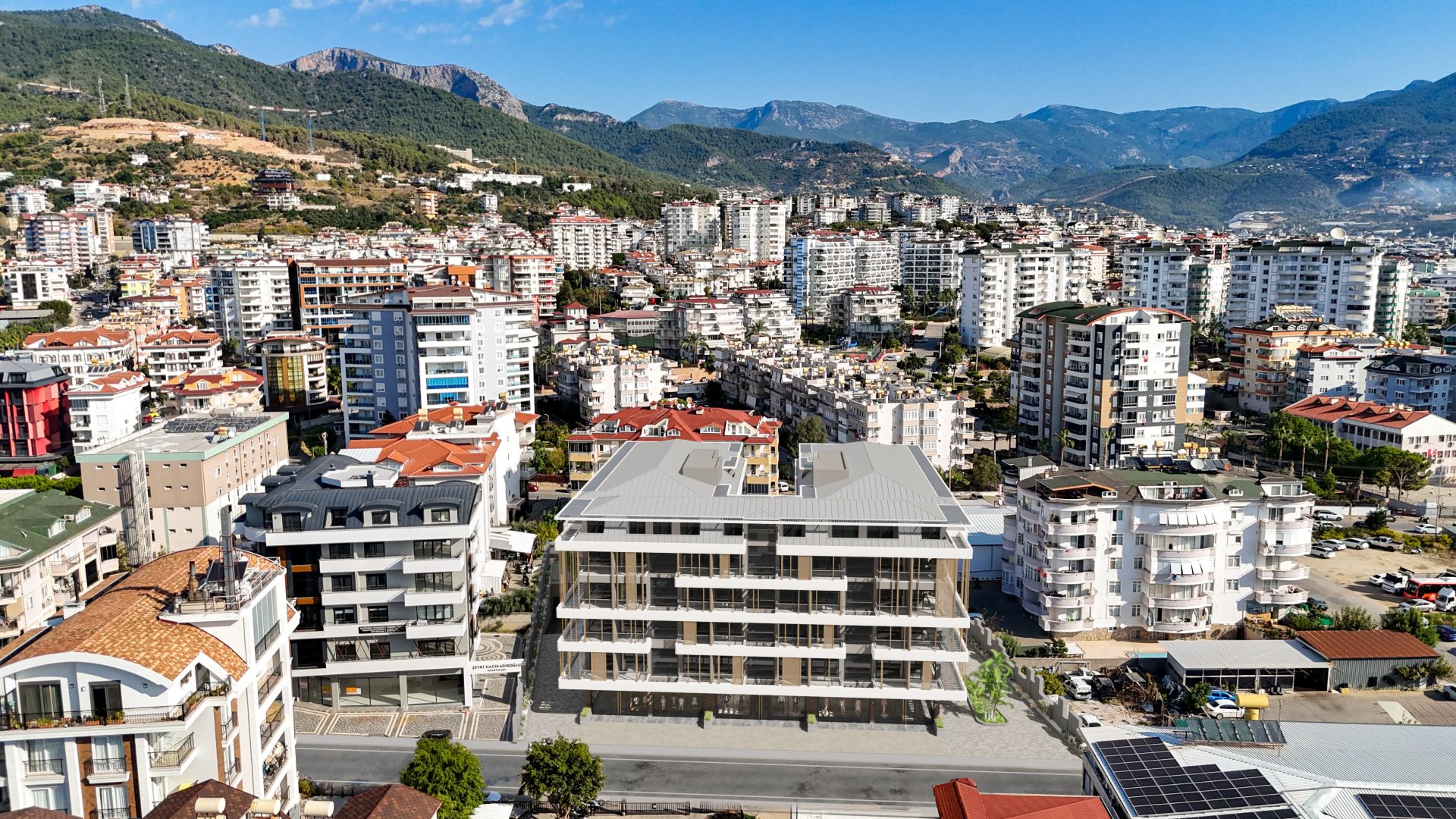 Commercial Offices and Business Spaces in a Modern Business Center in Oba, Alanya