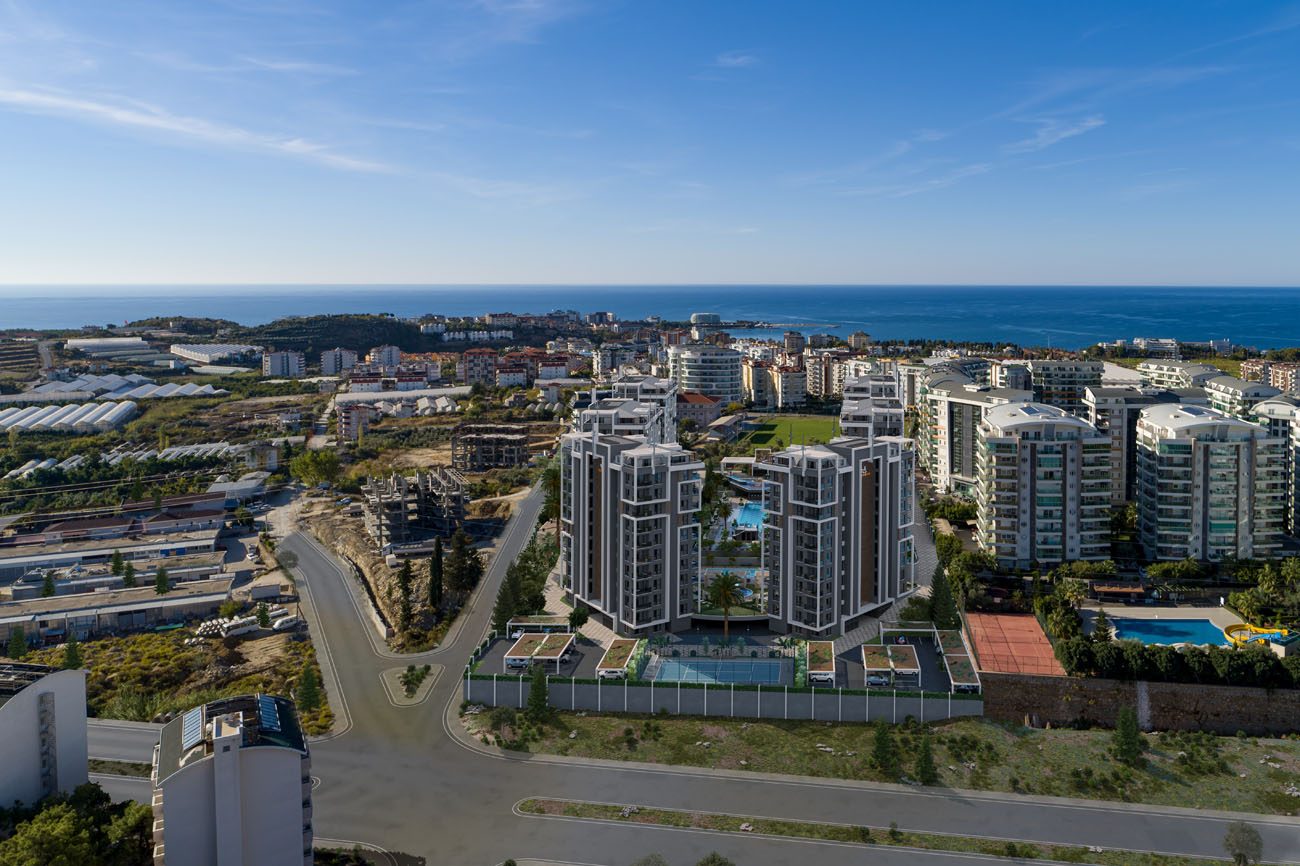 Apartments in a Residential Complex with Five-Star Hotel Infrastructure in Avsallar, Alanya