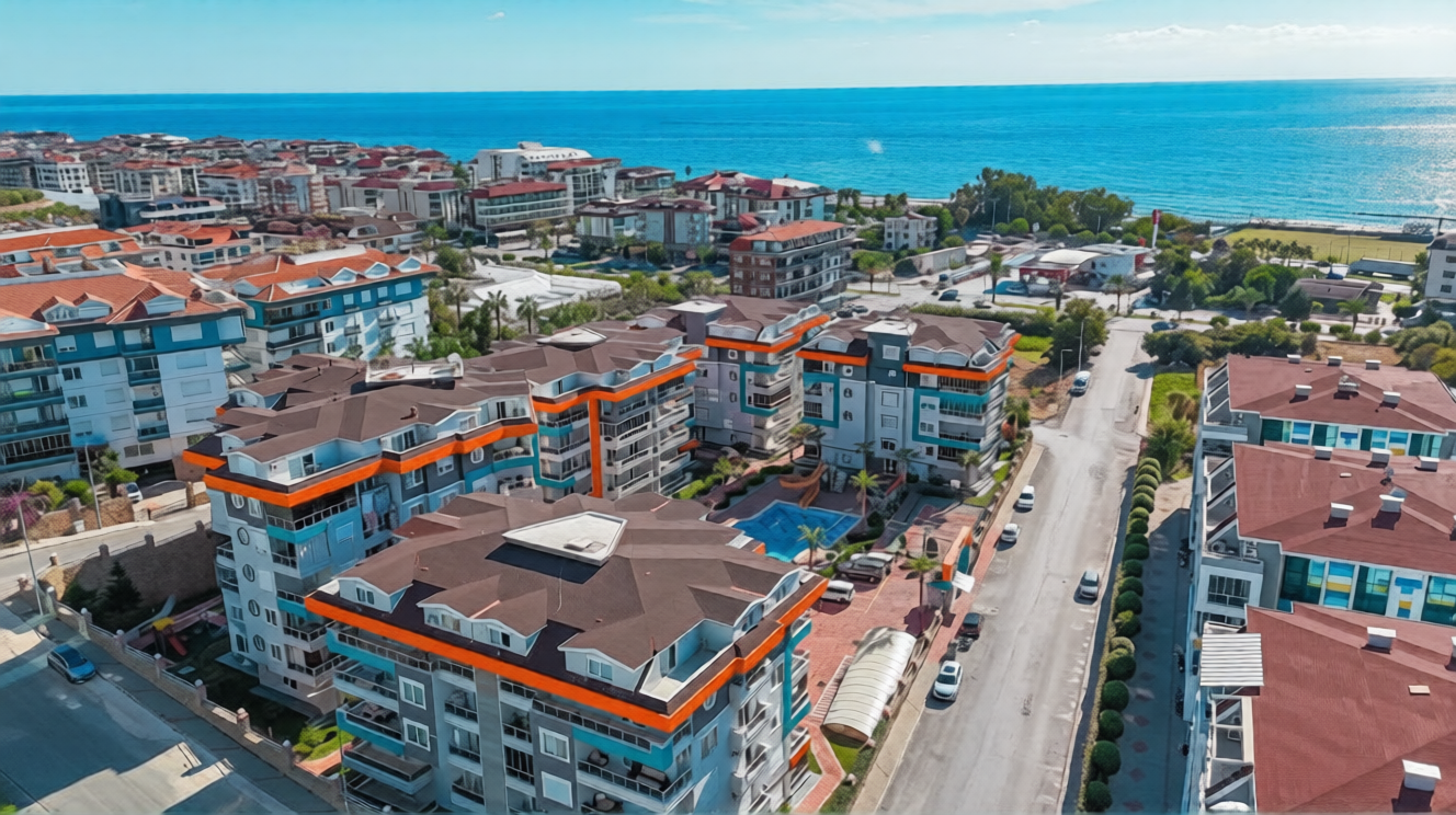 Kestel Residence — Residential Complex 300 m from the Sea in Kestel, Alanya