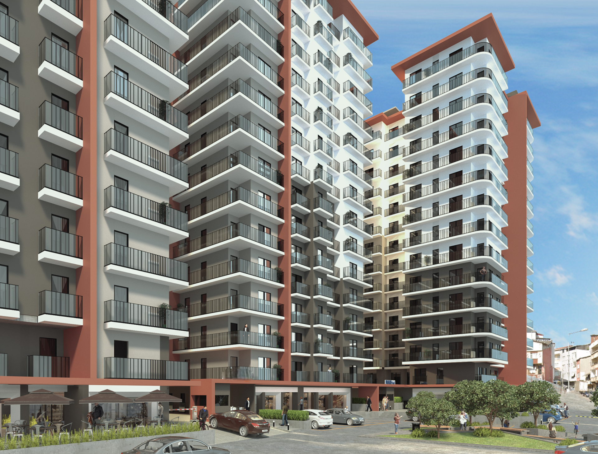 Modern Apartments in Central Kağıthane, Istanbul