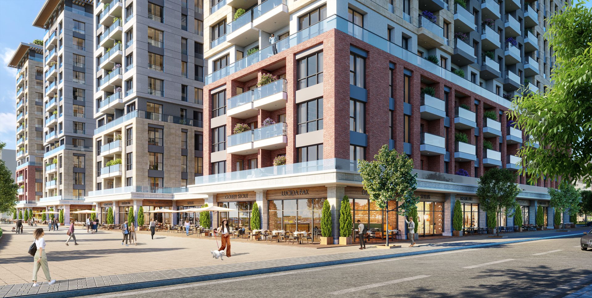 New Apartments Near a Park in Zeytinburnu, Istanbul