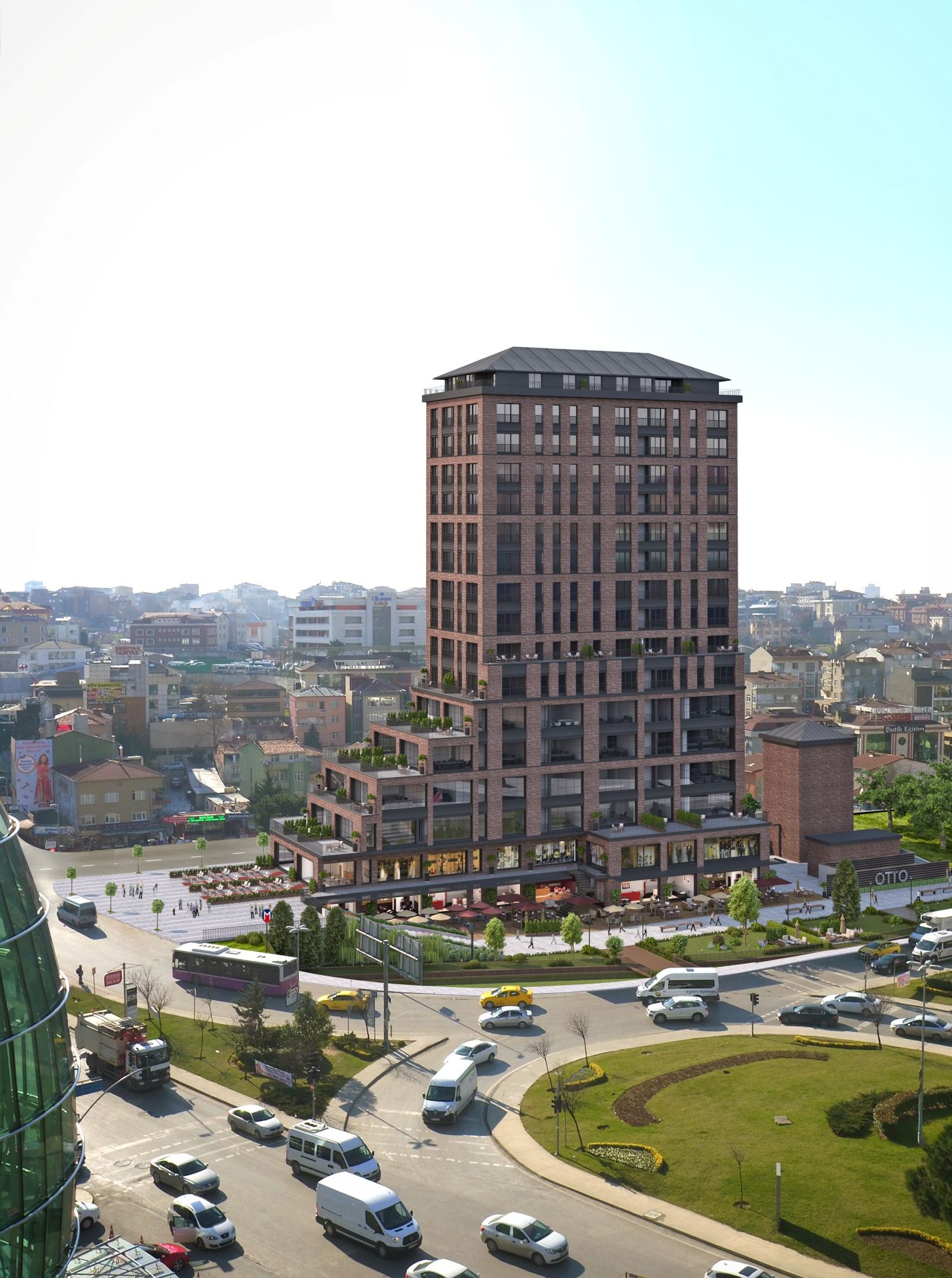 Attractive Apartments and Offices Near the Metro in Ataşehir, Istanbul