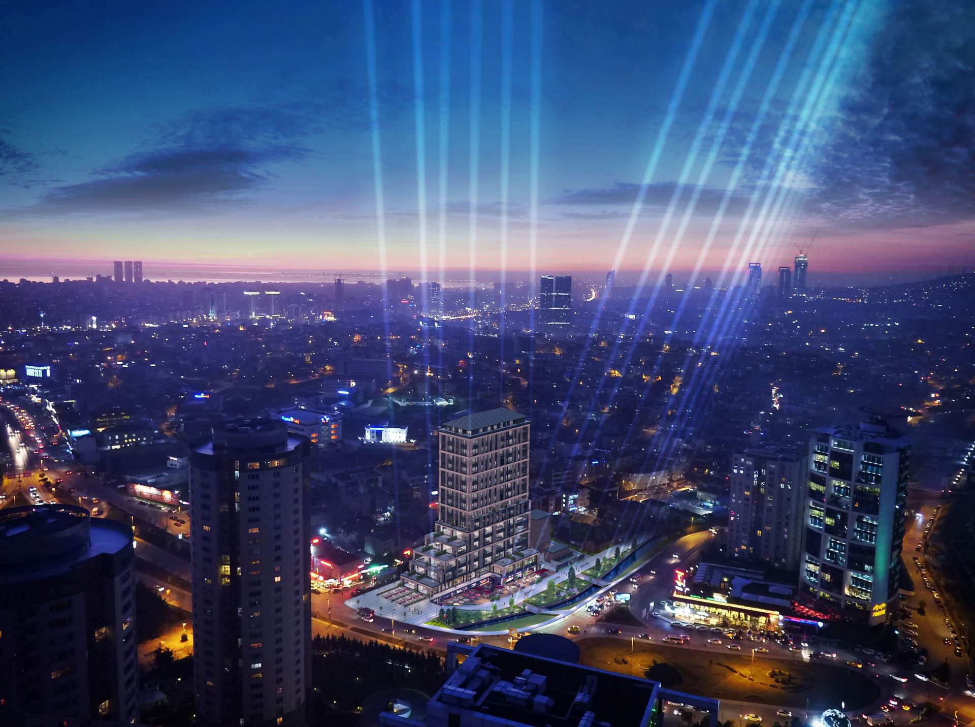 Attractive Apartments and Offices Near the Metro in Ataşehir, Istanbul