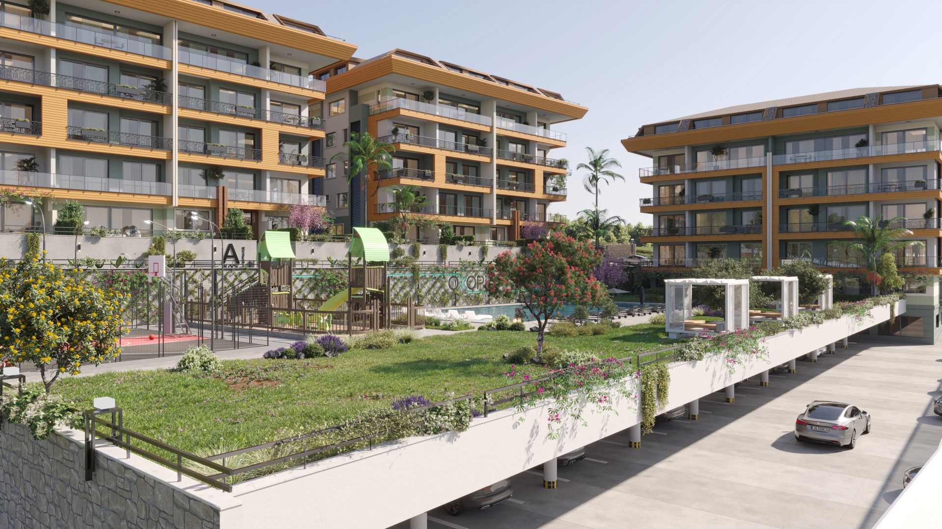Apartments and Garden Duplexes in Kestel, Alanya
