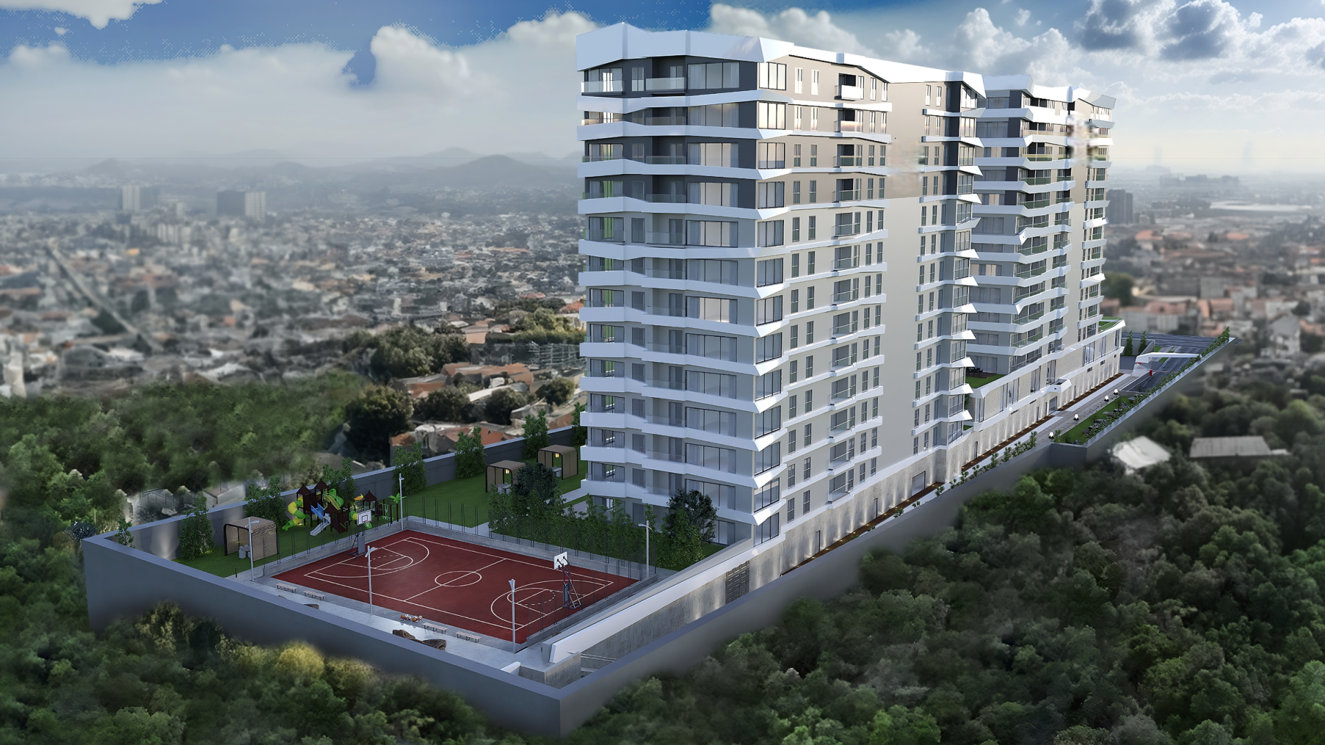 Stylish Apartments Near a Park in Güneşli, Istanbul