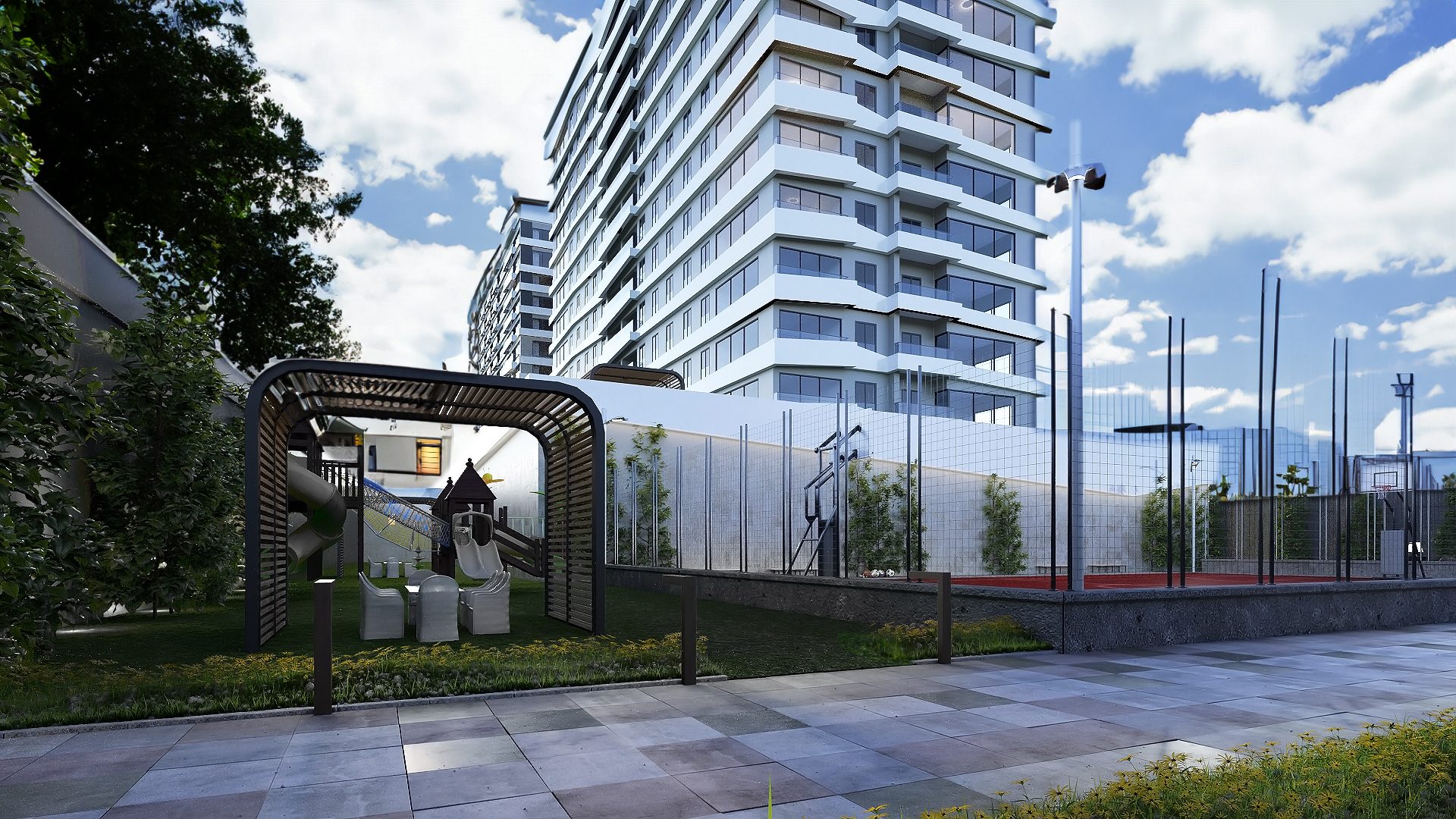 Stylish Apartments Near a Park in Güneşli, Istanbul