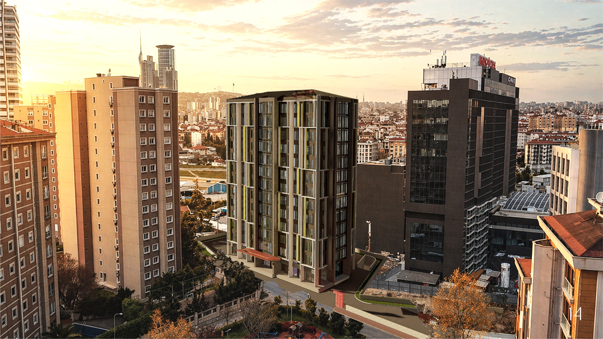 Apartments in the Prestigious Göztepe District on the Asian Side of Istanbul