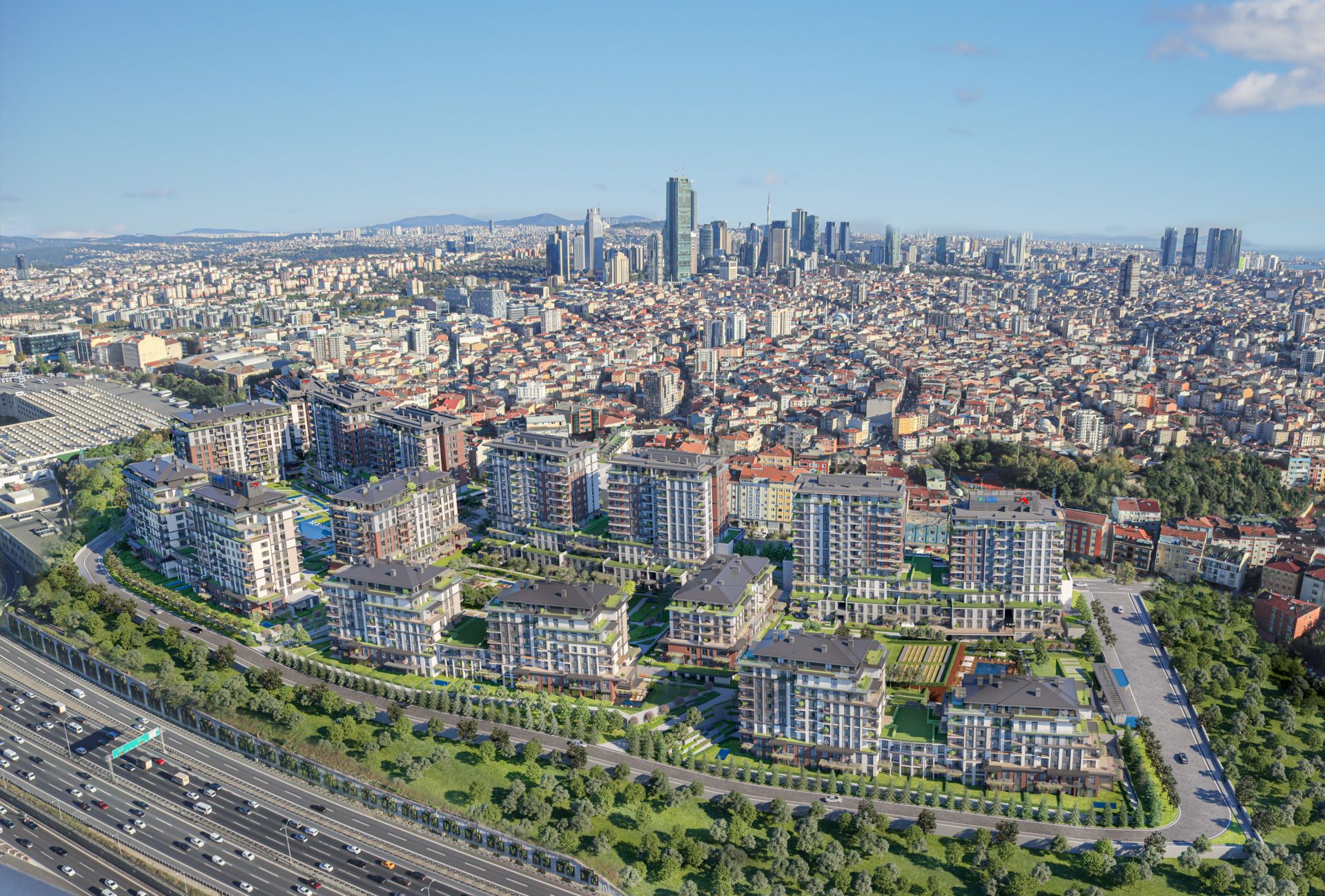 Apartments Surrounded by Nature in Levent, Istanbul
